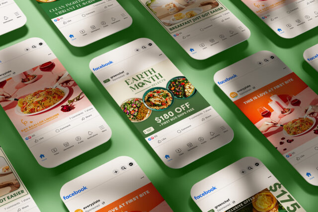 Social Ads for Various Brands